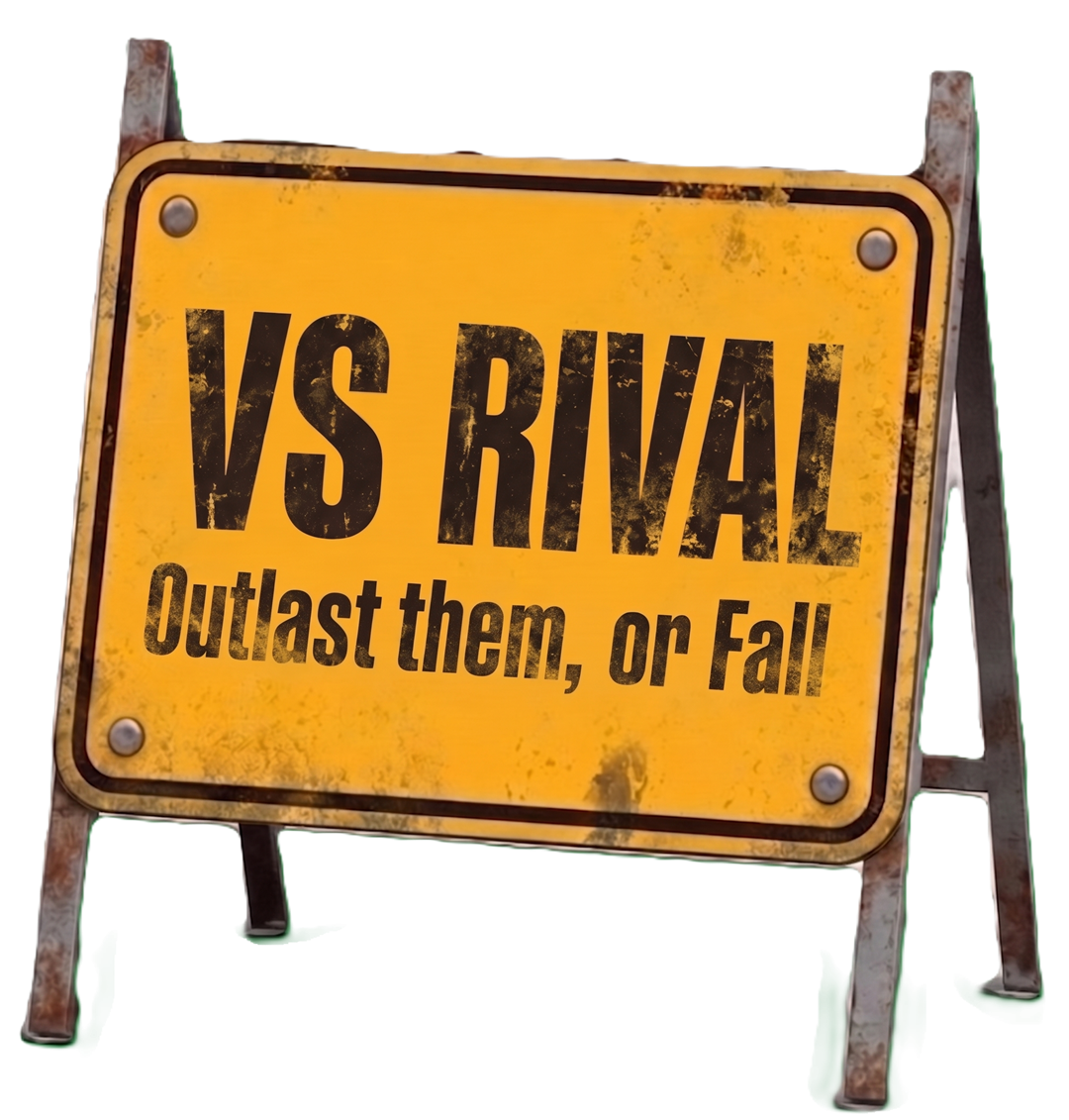 vs Rival: outlast them, or fall